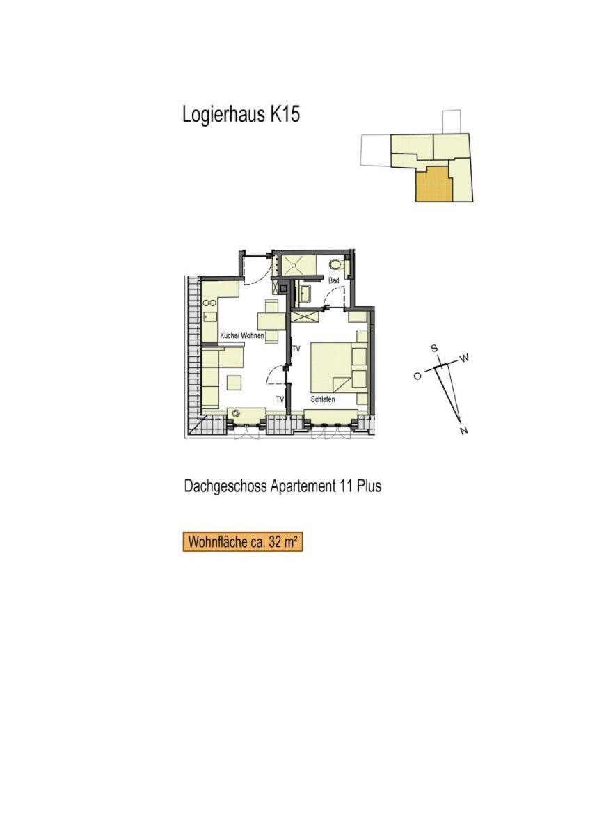 Logierhaus K15 Appartement 11 Plus 博尔库姆 外观 照片